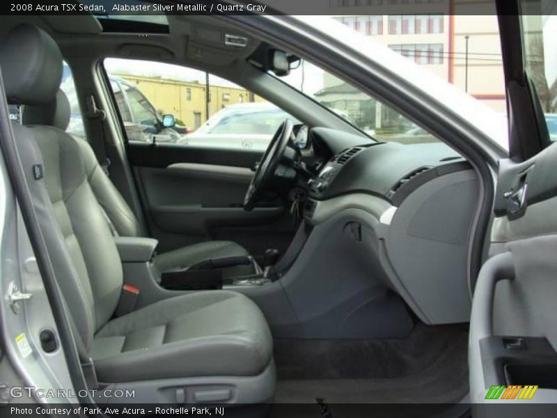 Alabaster Silver Metallic / Quartz Gray 2008 Acura TSX Sedan