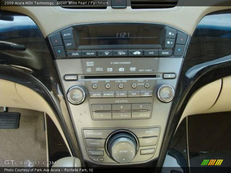 Aspen White Pearl / Parchment 2009 Acura MDX Technology