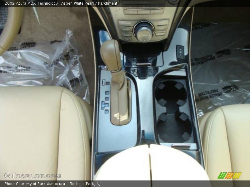 Aspen White Pearl / Parchment 2009 Acura MDX Technology