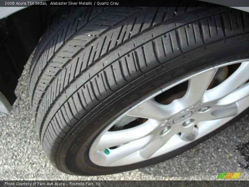 Alabaster Silver Metallic / Quartz Gray 2008 Acura TSX Sedan