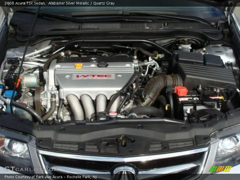 Alabaster Silver Metallic / Quartz Gray 2008 Acura TSX Sedan