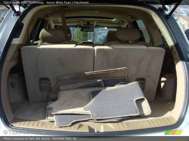 Aspen White Pearl / Parchment 2009 Acura MDX Technology