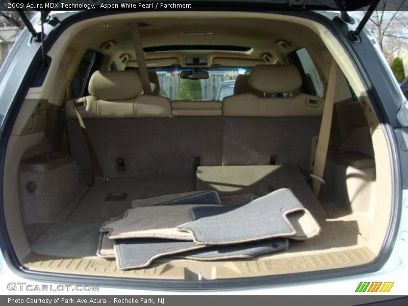 Aspen White Pearl / Parchment 2009 Acura MDX Technology