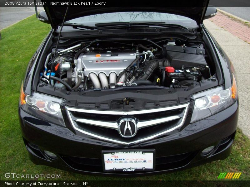 Nighthawk Black Pearl / Ebony 2008 Acura TSX Sedan