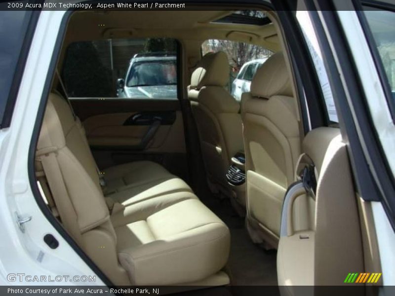 Aspen White Pearl / Parchment 2009 Acura MDX Technology
