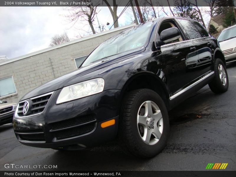 Black / Pure Beige 2004 Volkswagen Touareg V6