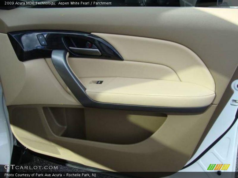 Aspen White Pearl / Parchment 2009 Acura MDX Technology