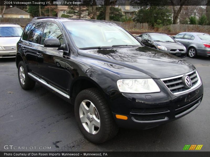 Black / Pure Beige 2004 Volkswagen Touareg V6