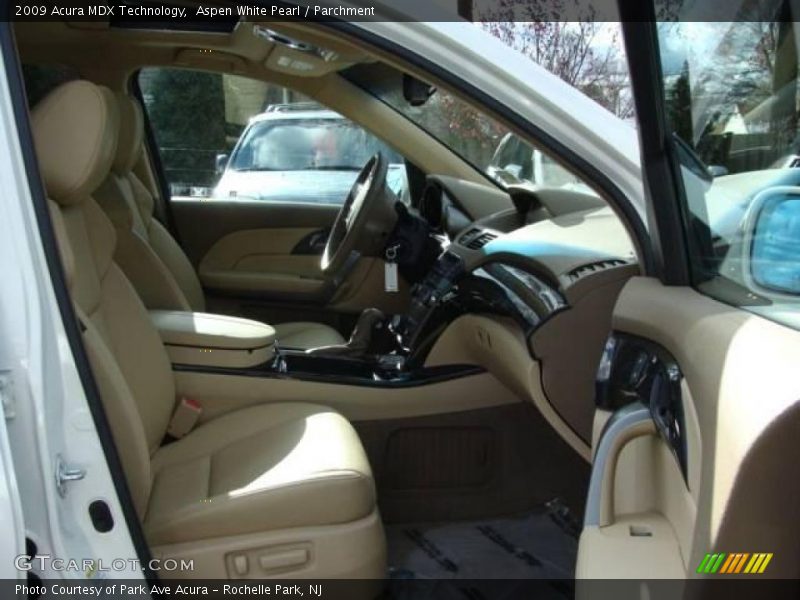 Aspen White Pearl / Parchment 2009 Acura MDX Technology