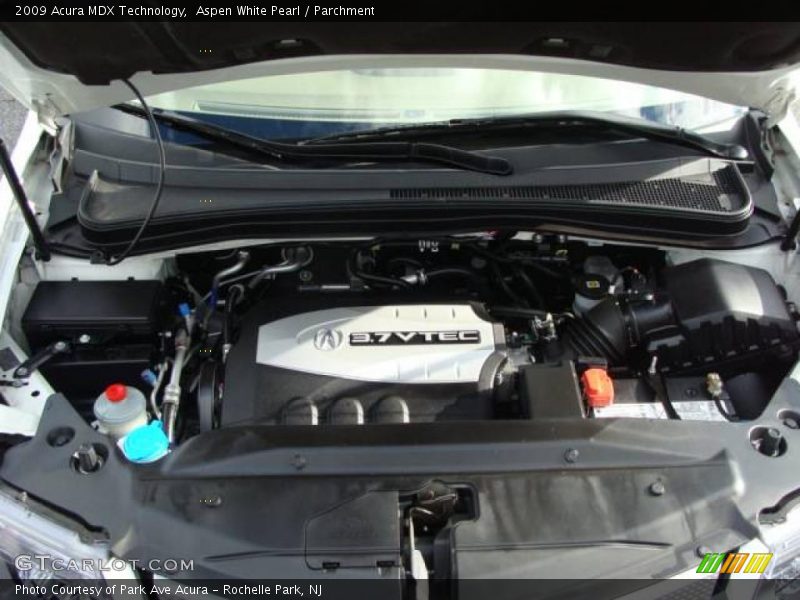 Aspen White Pearl / Parchment 2009 Acura MDX Technology