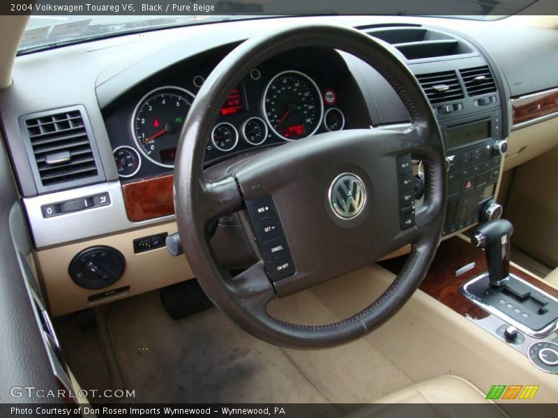 Black / Pure Beige 2004 Volkswagen Touareg V6