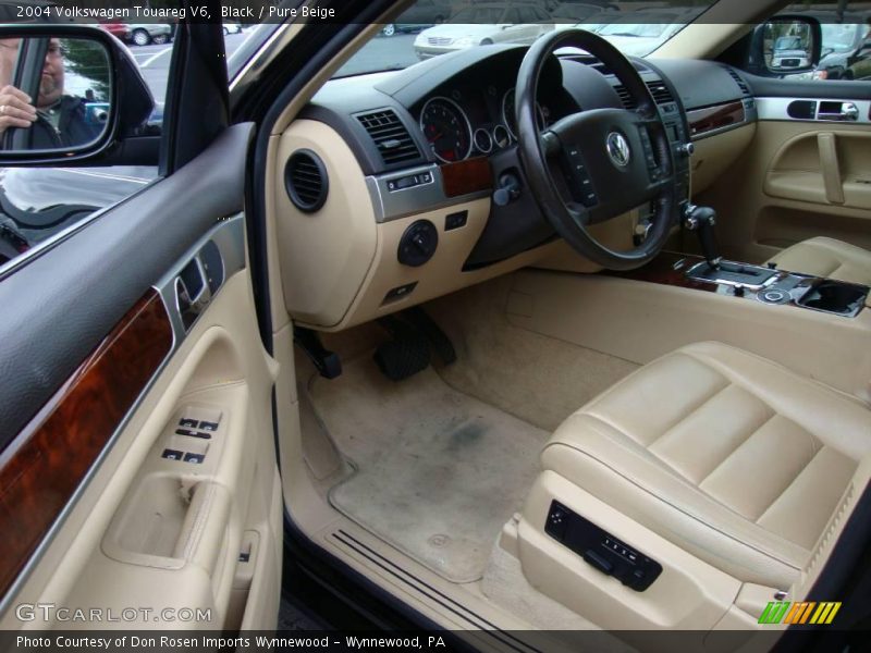 Black / Pure Beige 2004 Volkswagen Touareg V6