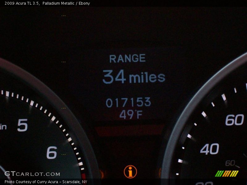 Palladium Metallic / Ebony 2009 Acura TL 3.5