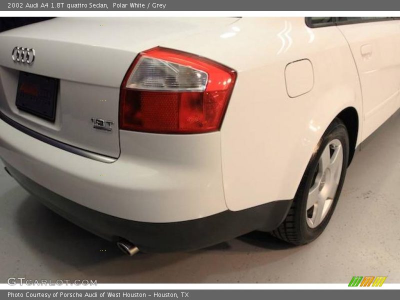 Polar White / Grey 2002 Audi A4 1.8T quattro Sedan