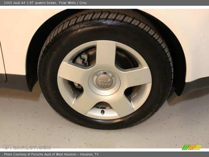 Polar White / Grey 2002 Audi A4 1.8T quattro Sedan
