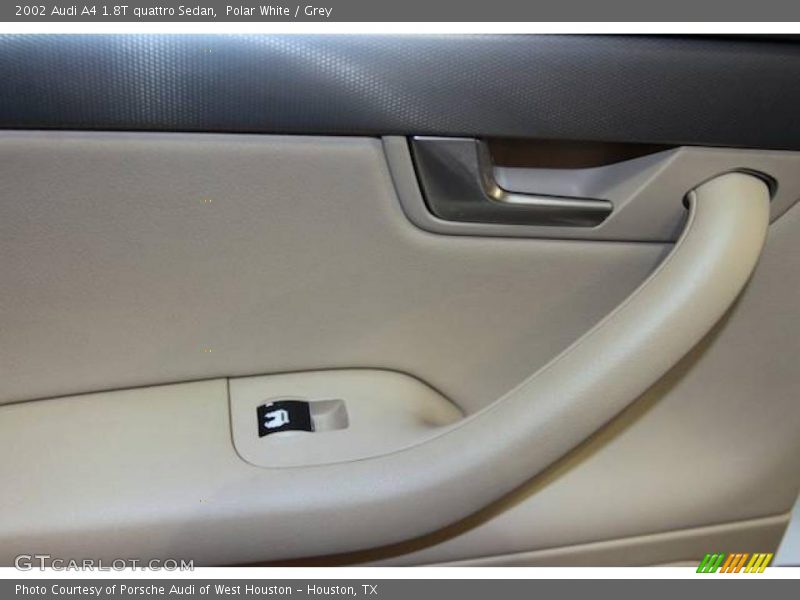 Polar White / Grey 2002 Audi A4 1.8T quattro Sedan