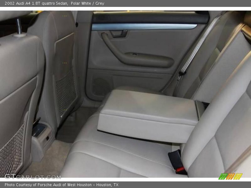 Polar White / Grey 2002 Audi A4 1.8T quattro Sedan