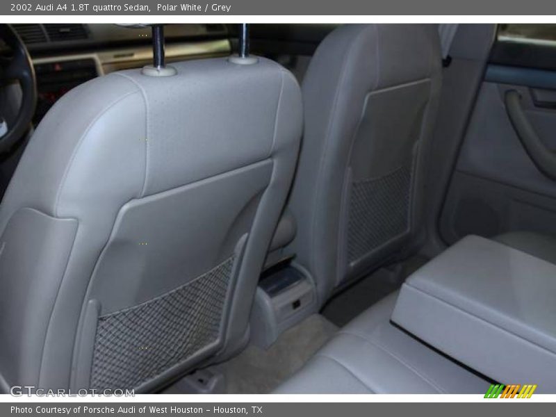 Polar White / Grey 2002 Audi A4 1.8T quattro Sedan