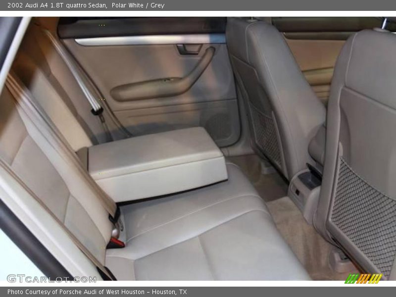 Polar White / Grey 2002 Audi A4 1.8T quattro Sedan