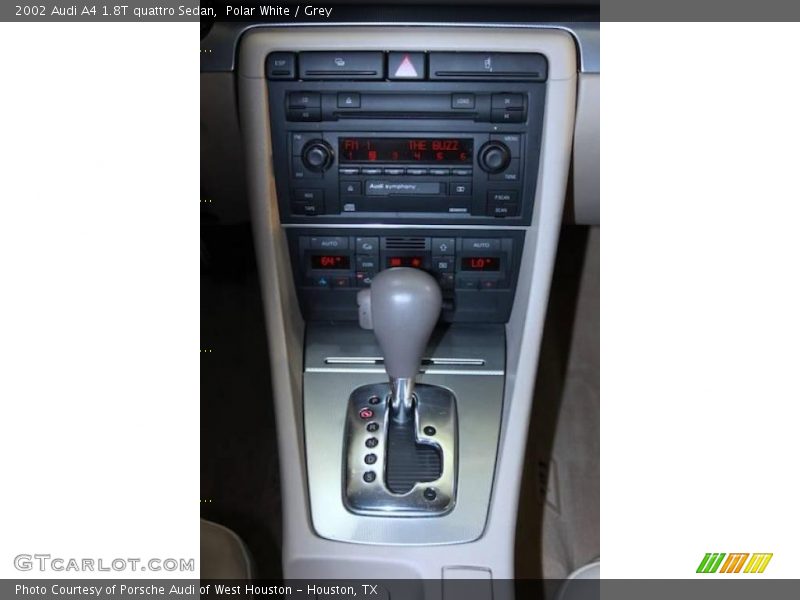 Polar White / Grey 2002 Audi A4 1.8T quattro Sedan