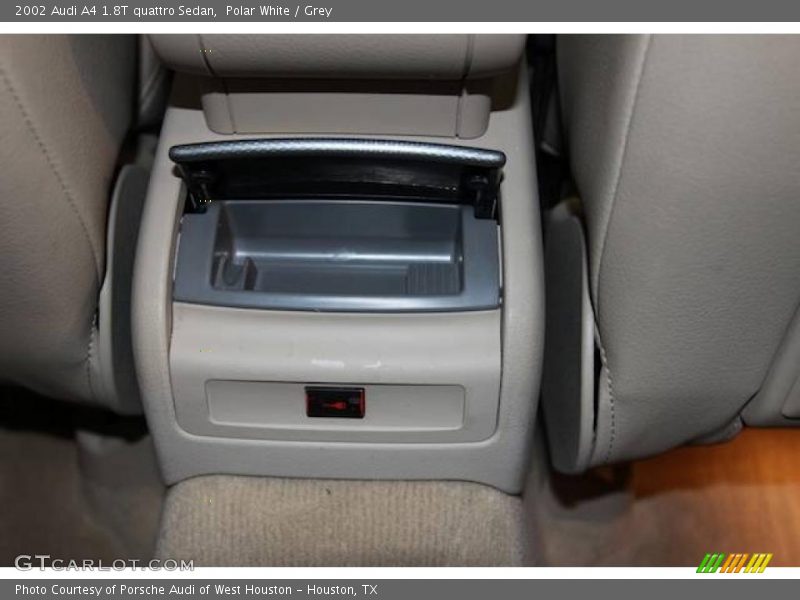 Polar White / Grey 2002 Audi A4 1.8T quattro Sedan