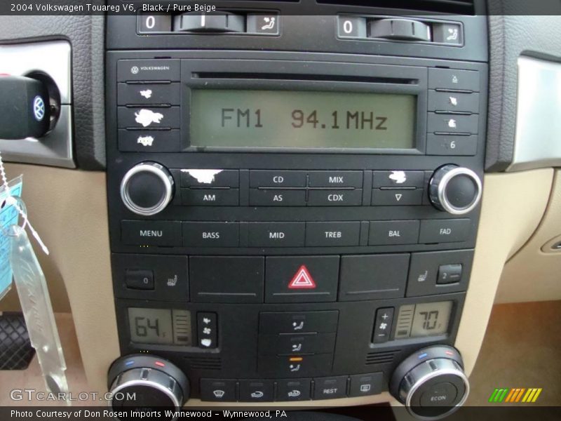 Black / Pure Beige 2004 Volkswagen Touareg V6
