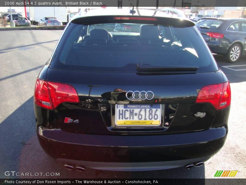 Brilliant Black / Black 2006 Audi S4 4.2 quattro Avant