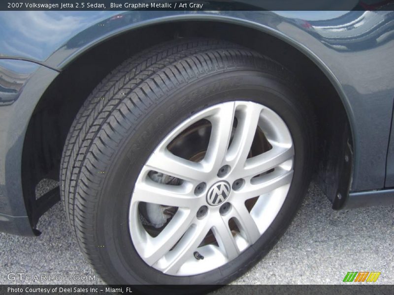 Blue Graphite Metallic / Art Gray 2007 Volkswagen Jetta 2.5 Sedan