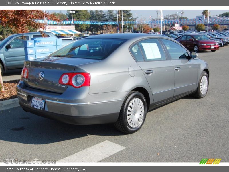 United Grey Metallic / Black 2007 Volkswagen Passat 2.0T Sedan