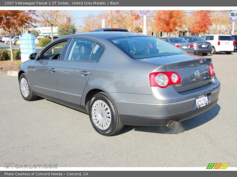 United Grey Metallic / Black 2007 Volkswagen Passat 2.0T Sedan