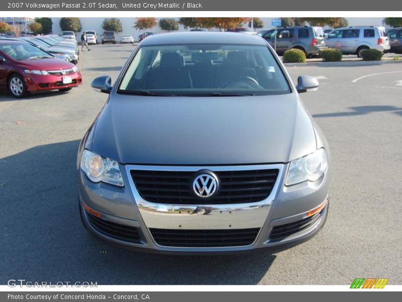 United Grey Metallic / Black 2007 Volkswagen Passat 2.0T Sedan