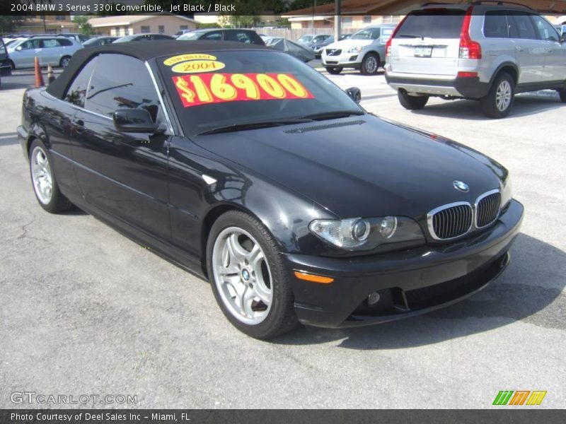 Jet Black / Black 2004 BMW 3 Series 330i Convertible