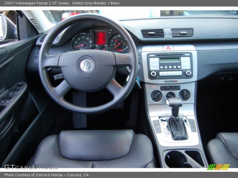 United Grey Metallic / Black 2007 Volkswagen Passat 2.0T Sedan