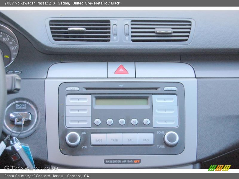 United Grey Metallic / Black 2007 Volkswagen Passat 2.0T Sedan