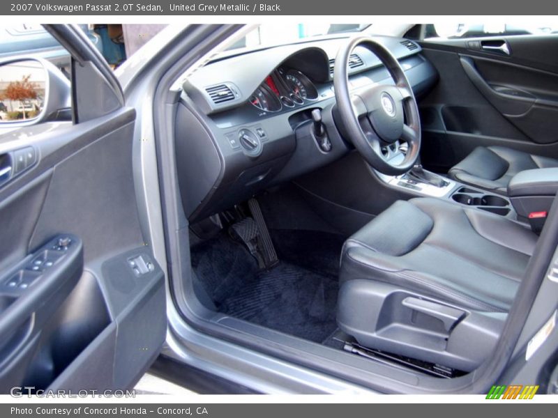 United Grey Metallic / Black 2007 Volkswagen Passat 2.0T Sedan