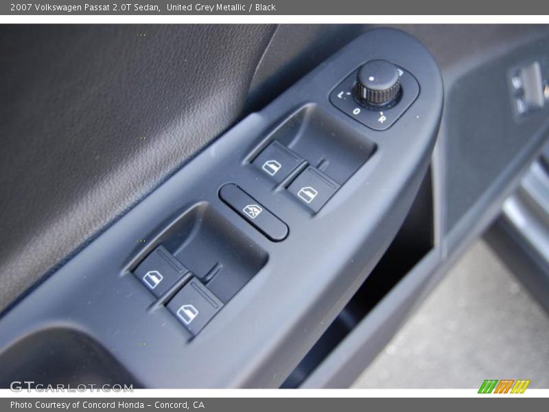 United Grey Metallic / Black 2007 Volkswagen Passat 2.0T Sedan