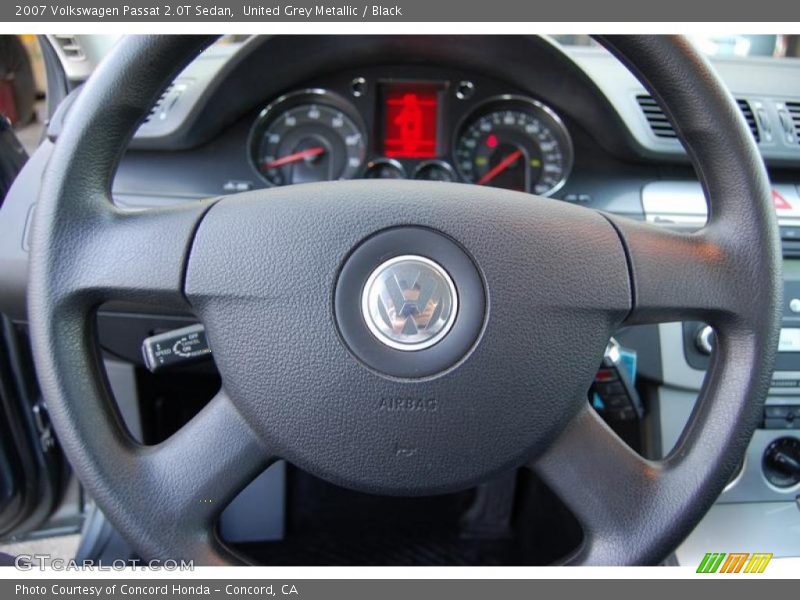 United Grey Metallic / Black 2007 Volkswagen Passat 2.0T Sedan