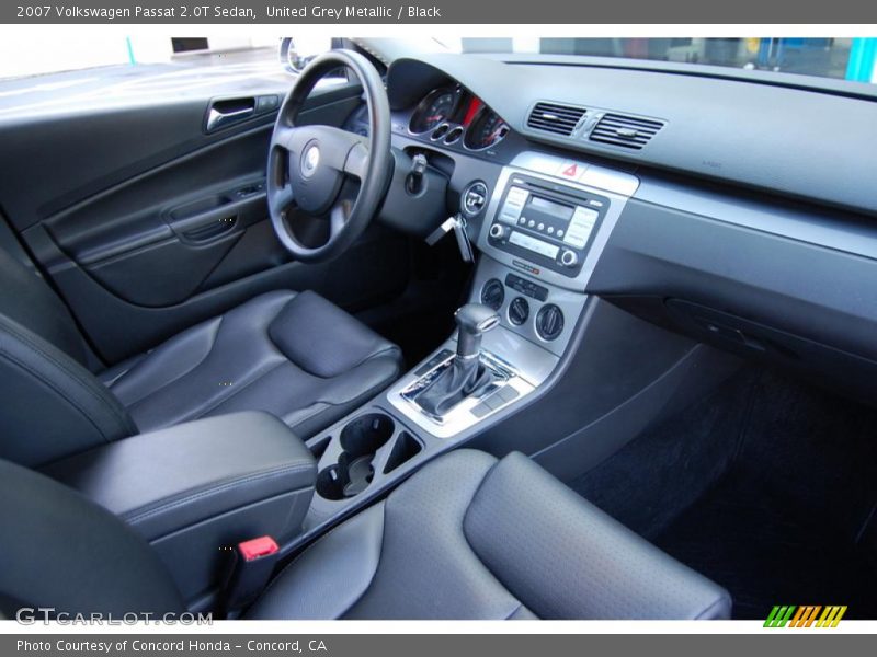 United Grey Metallic / Black 2007 Volkswagen Passat 2.0T Sedan