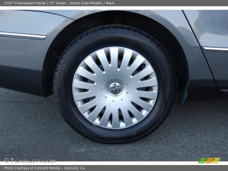 United Grey Metallic / Black 2007 Volkswagen Passat 2.0T Sedan