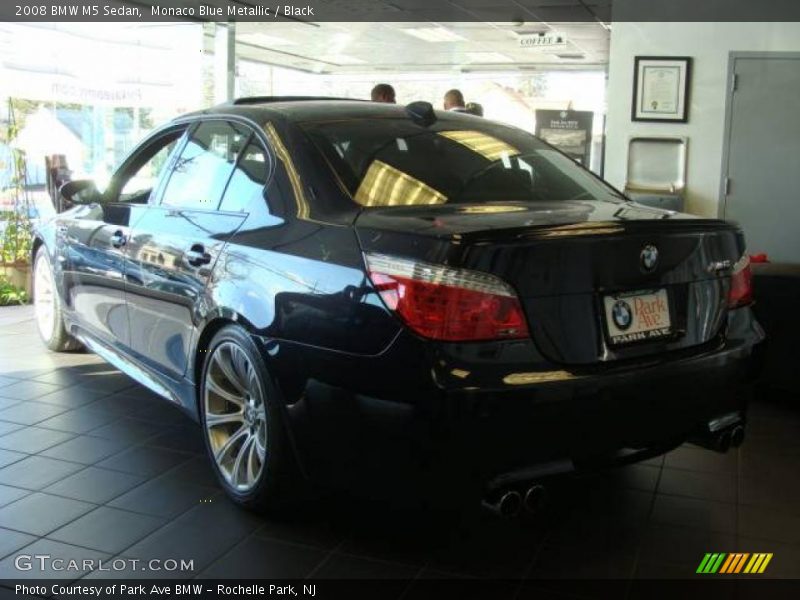 Monaco Blue Metallic / Black 2008 BMW M5 Sedan