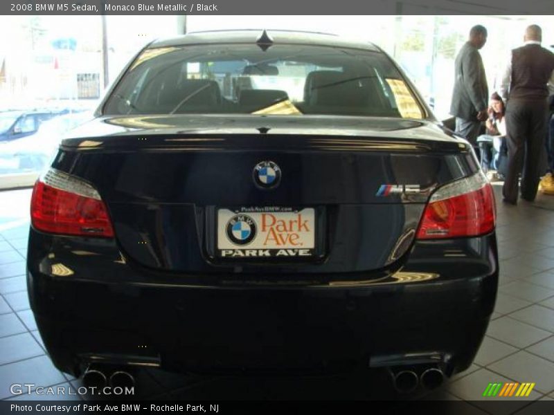 Monaco Blue Metallic / Black 2008 BMW M5 Sedan
