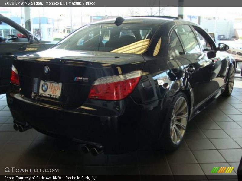 Monaco Blue Metallic / Black 2008 BMW M5 Sedan