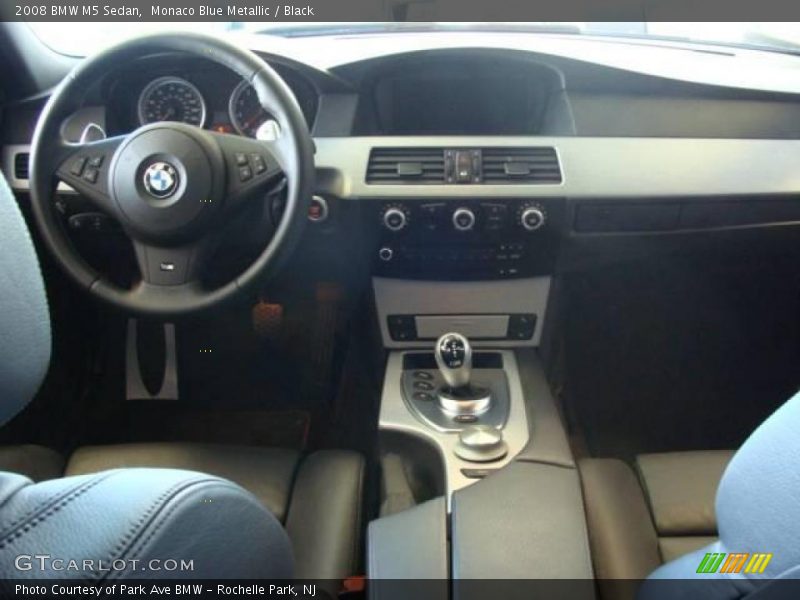 Monaco Blue Metallic / Black 2008 BMW M5 Sedan