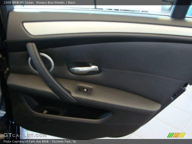 Monaco Blue Metallic / Black 2008 BMW M5 Sedan