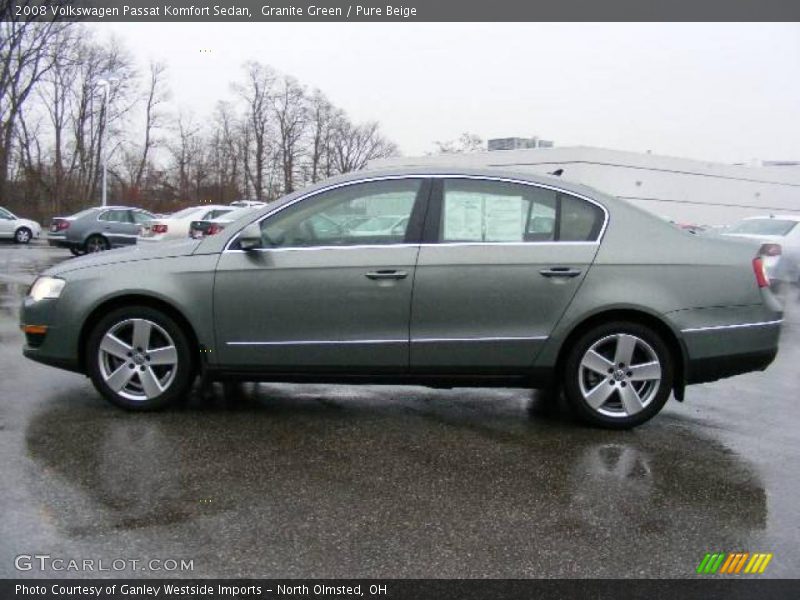Granite Green / Pure Beige 2008 Volkswagen Passat Komfort Sedan