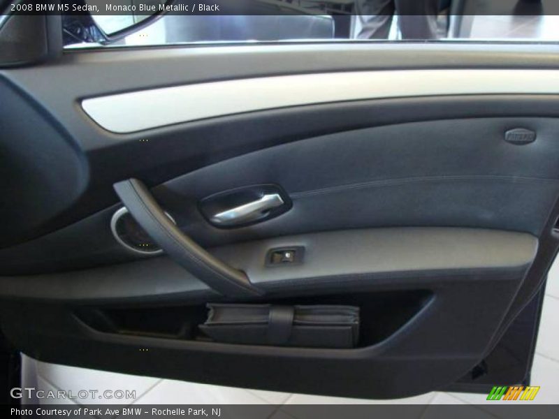 Monaco Blue Metallic / Black 2008 BMW M5 Sedan
