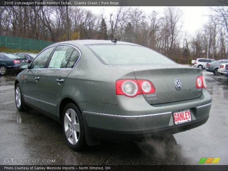 Granite Green / Pure Beige 2008 Volkswagen Passat Komfort Sedan