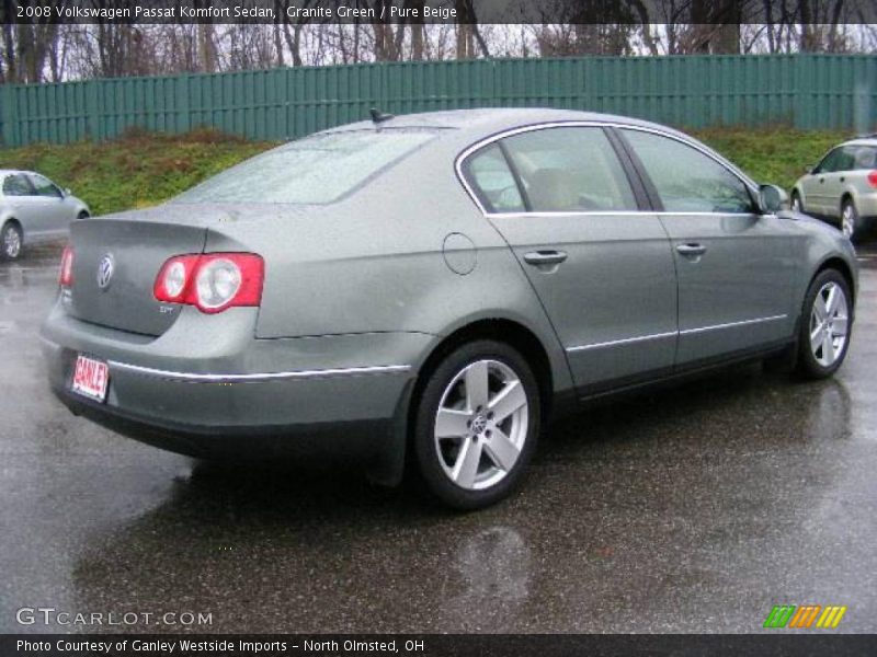 Granite Green / Pure Beige 2008 Volkswagen Passat Komfort Sedan