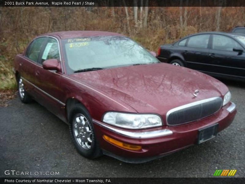 Maple Red Pearl / Shale 2001 Buick Park Avenue