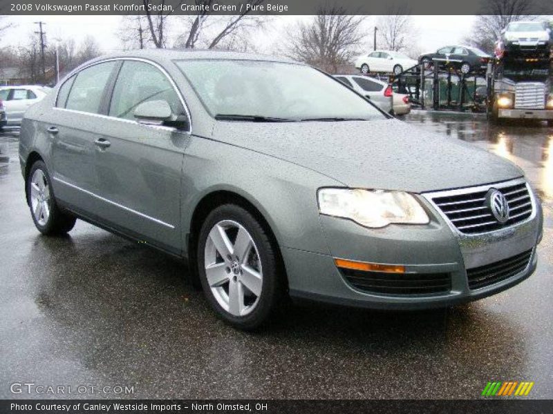 Granite Green / Pure Beige 2008 Volkswagen Passat Komfort Sedan